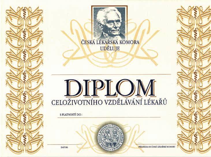 ČINNOST ČLK Pozor na platnost Diplomu celoživotního vzdělávání ČLK Bonifikace držitelů Diplomu celoživotního vzdělávání ČLK Na základě dohody s komorou bude i v roce 2018 Všeobecná zdravotní