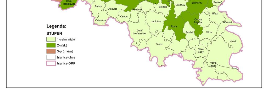 Hranice přírodních lesních oblastí Obr. č. 16: Stupeň přirozenosti lesních porostů Hranice přírodních lesních oblastí jsou vymezeny na základě Vyhlášky č.83/1996 Sb., zákona č. 289/1995 Sb.