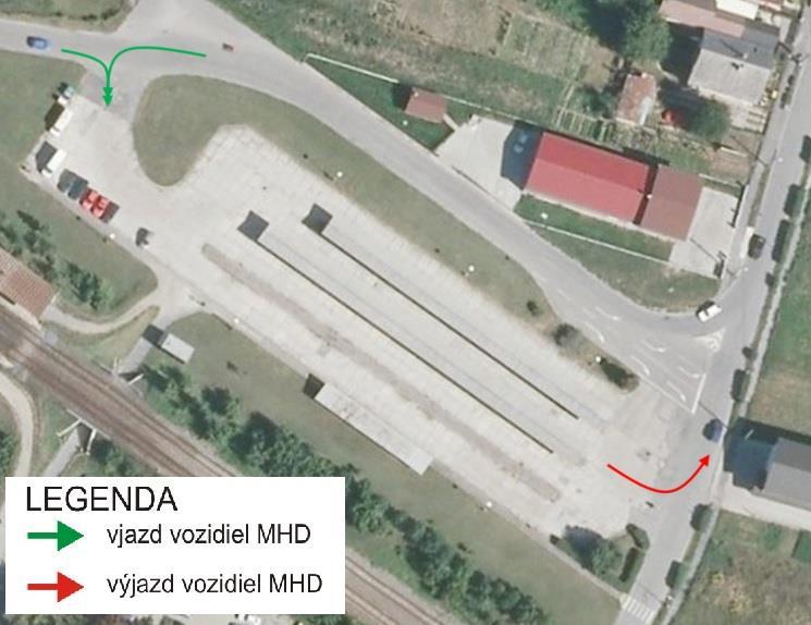 spoločnosti. Z vykonaného prieskumu vyplynulo, že na predmetnom výjazde sa každé vozidlo verejnej dopravy v priemere zdrží 22 s.