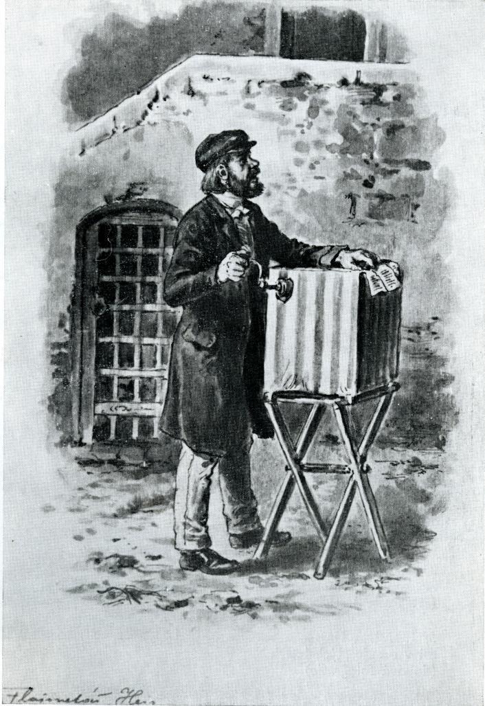 Nádeník, pouťový zpěvák a nejznámější autor kramářských tisků, František Hais, kterého lze považovat za typického distributora kramářských písní.