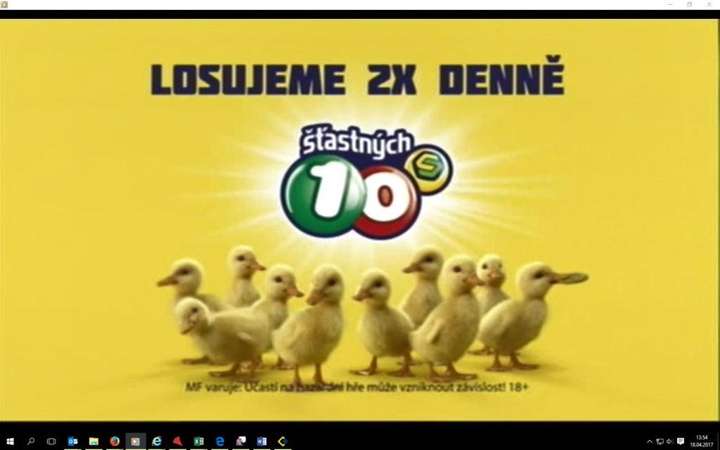 Během monitoringu bylo však zjištěno, že v rámci některých odvysílaných obchodních sdělení byl použit piktogram 18+, který má naplňovat povinnost provozovatele/šiřitele uvést sdělení o zákazu účasti