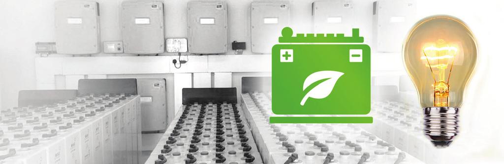 Elektrické baterie (energetické uložiště) Energetické úložiště umožňuje využívat nakumulovanou solární energii v noci, při nepříznivém počasí nebo výpadku elektrické sítě, ale také automaticky
