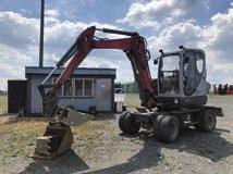000 Kč + DPH Hitachi L 145-1T, RV 2002, pásový nakladač, hmot.