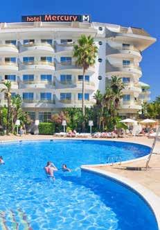 2018 SANTA SUSANNA Španělsko RODINNÉ POKOJE PRO 5 OSOB Hotel MERCURY Sup COSTA DEL MARESME POLOHA: hotel se nachází 150 m od pláže, od které ho dělí silnice a místní