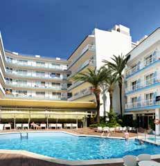 2018 CALELLA Španělsko COSTA DEL MARESME CALELLA Hotel MIAMI POLOHA: oblíbený hotel se nachází 450 m