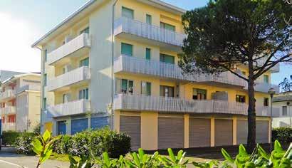 ADRIATICKÁ RIVIÉRA Rezidence ANTONELLA Itálie 2018 BIBIONE SPIAGGIA POLOHA: třípatrová rezidence se nachází v části Bibione Spiaggia, nedaleko