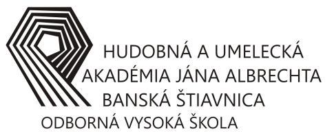 Názov programu doplňujúceho pedagogického štúdia: Doplňujúce pedagogické štúdium v externej forme štúdia na výkon pedagogickej činnosti učiteľa na strednej škole a základnej umeleckej škole