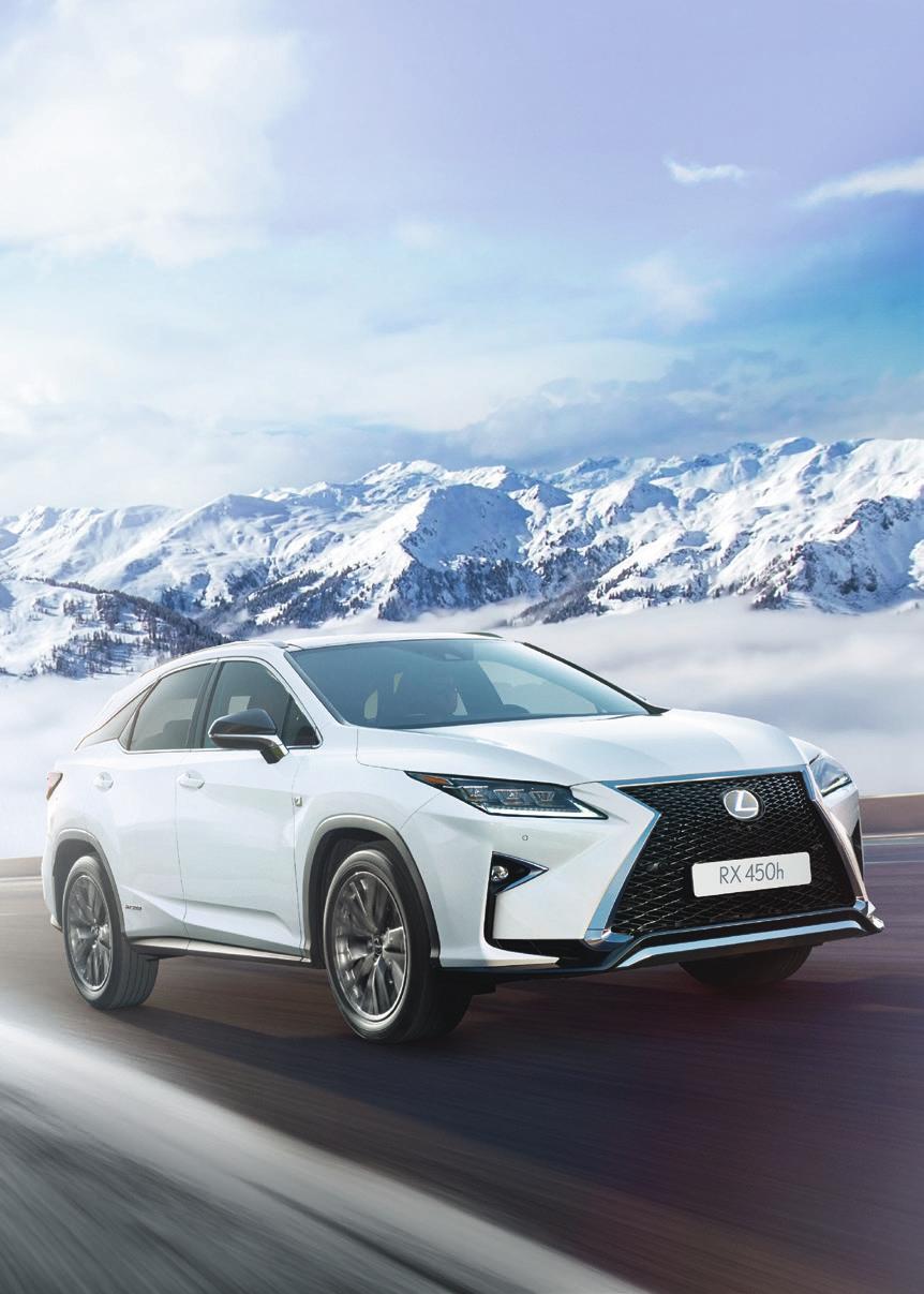 LEXUS RX 450h 4x4 E-FOUR HYBRID KRALUJTE VŠEM CESTÁM NYNÍ ZA 19 990 KČ BEZ DPH MĚSÍČNĚ* www.lexus.