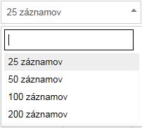 Strana 9 / 182 Po zadaní kritérií používateľ vyfiltruje údaje pomocou tlačidla Filtrovať. Pre zrušenie konkrétneho filtra klikneme na tlačidlo Zrušiť filter. Obrázok 2. Príklad zobrazenia filtra 2.1.3 Stránkovanie Na obrazovkách, ktoré obsahujú množstvo záznamov, je možné využiť prvky stránkovania, ktoré používateľovi uľahčujú prezeranie záznamov.