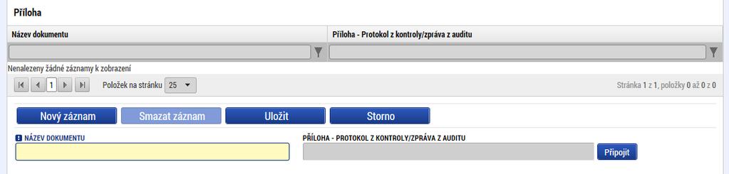 Finalizace a podpis dílčí zprávy o realizaci Před podpisem dokumentu je třeba nejprve provést kontrolu (1) a pokud tato proběhne v pořádku