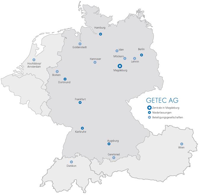 Krátké představení společnosti GETEC a.s. Od svého vzniku v roce 1993 se firma zabývá službami spojenými s poradenstvím v oblasti výroby el. energie Stala se vedoucí firmou v poskytování tzv.