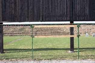 standing shooter Target shading view of sitting