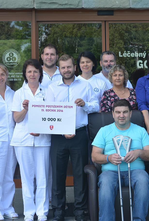 NA CO JSME V ROCE 2016 PŘISPĚLI Nadační fond Pavla Novotného ve spolupráci se zástupci spolku Fotbalové reprezentace starostů obcí a měst České