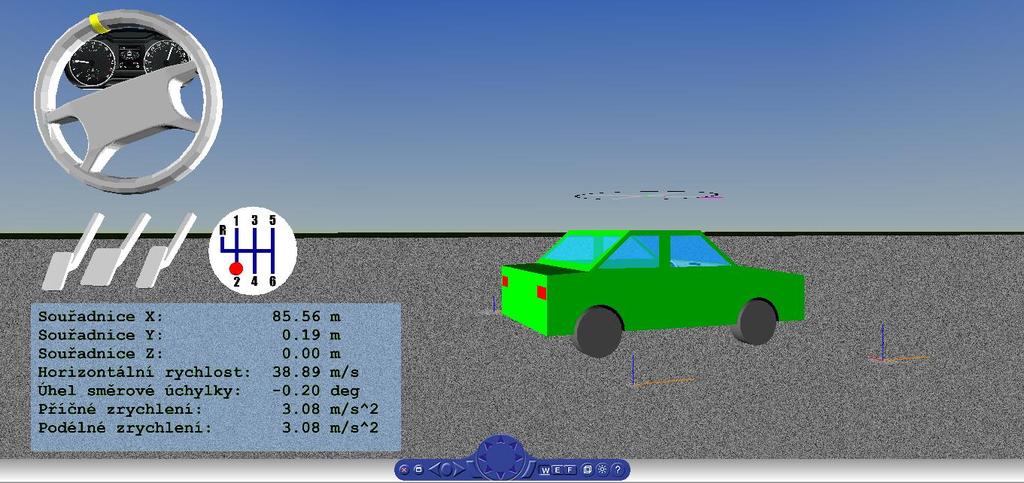 MODEL V PROSTŘEDÍ SIMULINK 6.5 VÝSLEDNÁ ANIMACE Propojením vstupních dat uložených v maticích (musí mít 31 řádků, viz kapitola 6.