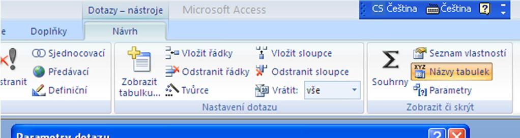 Dotaz 23: Vytvořte dotaz, který zobrazí Číslo objednávky, Kód zákazníka v