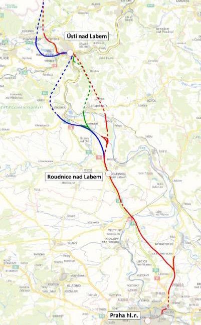 Základní podkladové materiály Služby předběžného plánování nového železničního spojení Dresden Prague: ÚTS nová trať Litoměřice Ústí nad Labem státní hranice SRN, inženýrsko-environmentální analýza