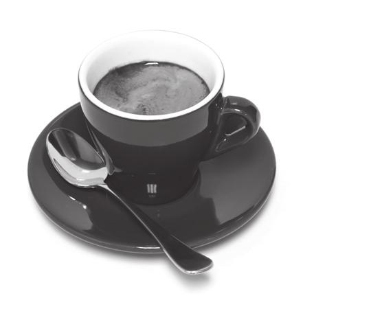 ESPRESSO Intensywne i aromatyczne, znane również jako short black, podawana w małych filiżankach lub szklankach.