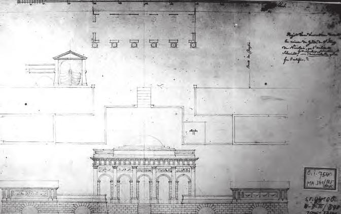A právě posledně jmenovaný architekt byl tvůrcem velkolepého projektu kamenného přístaviště lodí a pavilonu na Mikulášském rybníku.