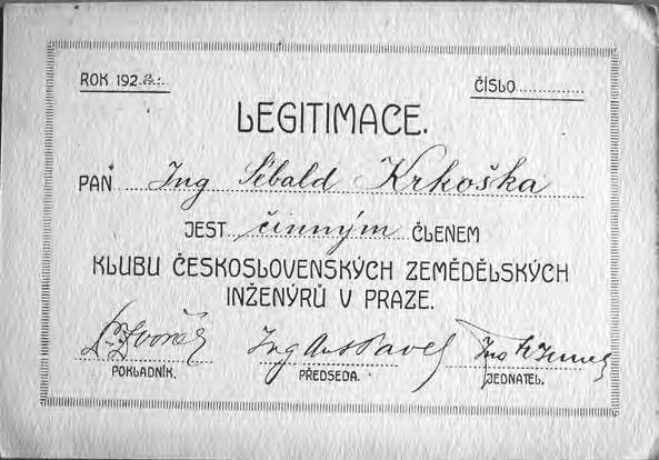 Byl členem Československé botanické společnosti, která sdružovala zástupce všech vzájemných složek vědy, výzkumu, obchodu, pěstitelů, farmaceutického průmyslu a komisi pro sběr léčivých