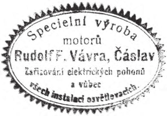 V roce 1913 staví Rudolf Vávra ve dvoře stávající strojírny obytný jednopatrový dům s pěti pokoji, třemi kuchyněmi a krámem.