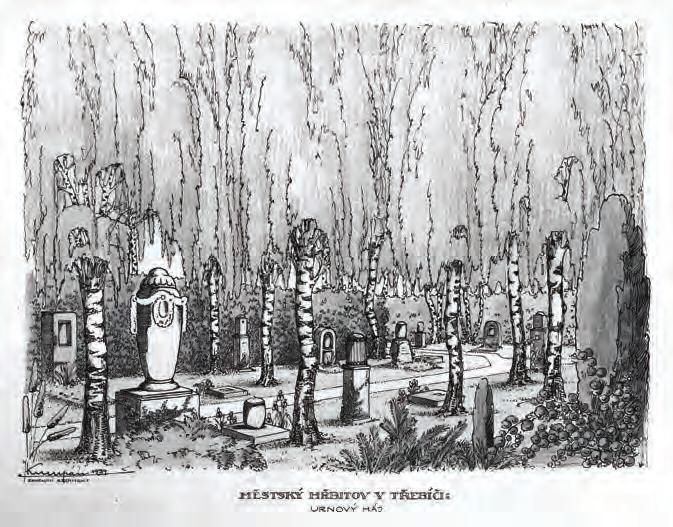Městský hřbitov v Třebíči, urnový háj Archiv
