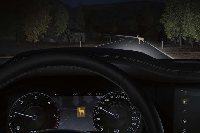 A platí to dokonce i při jízdě v noci díky systému Night Vision. 03 06 pole, a Váš nový Touareg se pohybuje vpřed rychlostí do 10 km/h, systém začne vůz nouzově brzdit s cílem zabránit hrozící kolizi.