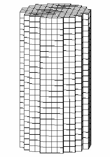 Mikroploškový model betonu M4.
