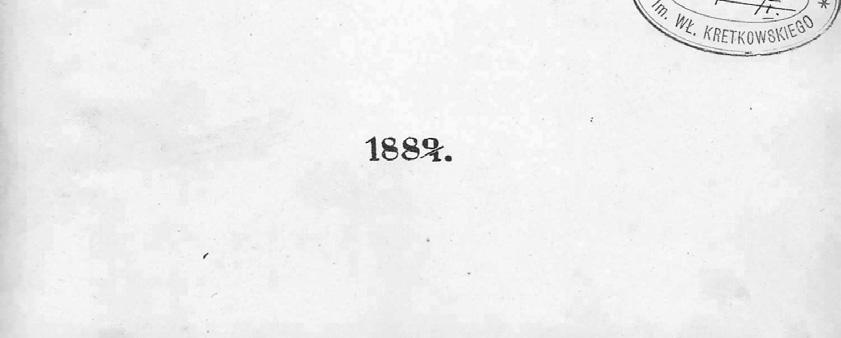 Dianni w swym artykule (zob. [2]) nie wspomina o zachowanych litografowanych notatkach z wykładów uniwersyteckich z lat akademickich 1880/81 oraz 1881/82.