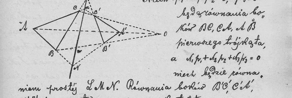 136; O liniach krzywych rz du 2 go. Koło, s. 161; O stycznych linii krzywych rz du 2. Biegun i biegunowa, s. 195; O rednicach sprz - onych krzywych rz du 2 go.