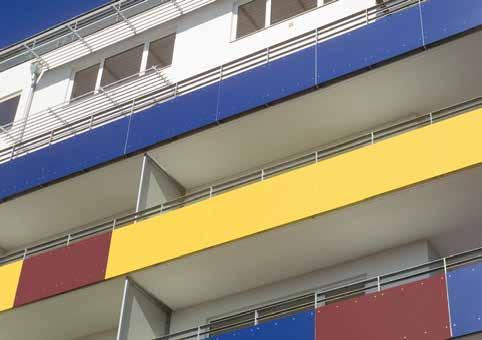 Vzdálenost upevnění a vzdálenost od kraje desky MAX EXTERIOR DESKY NÝTOVANÉ, PROVEDENÍ NÝTU DLE POPISU NA STR.