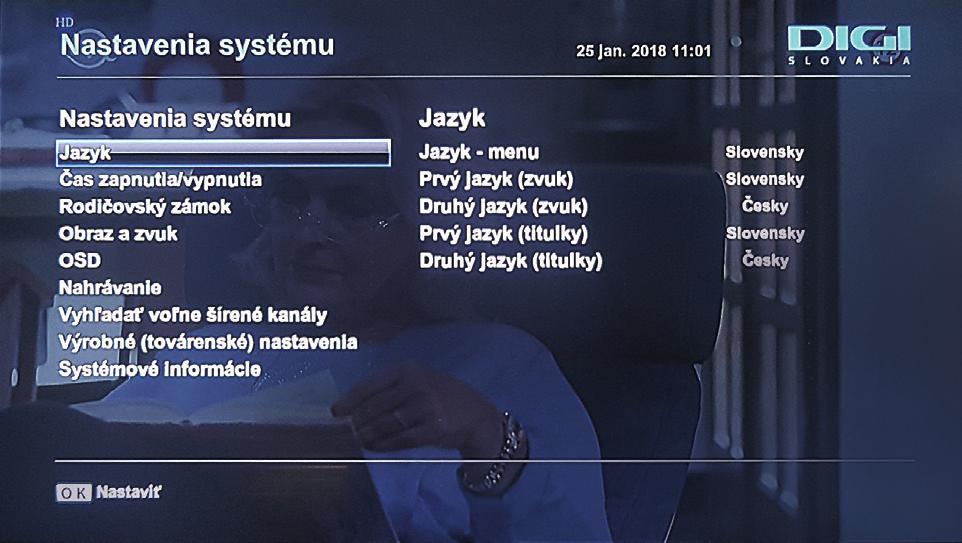 Pri nastavení USB disku na nahrávanie budú všetky súbory, ktoré disk už obsahuje, nenávratne zmazané.