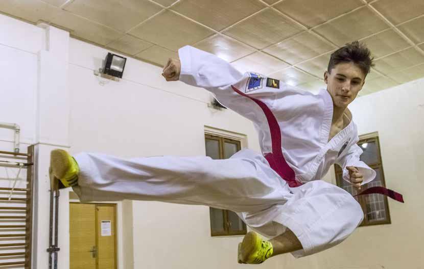 lidé Chomutova Ondřej Parchomenko Patnáctiletý Ondřej před devíti lety propadl taekwon-du.