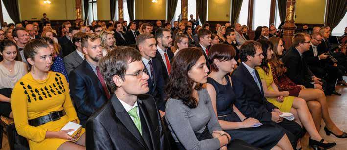 Nejlepší studenti obdrželi stipendia Foto: M. Pecuch, www.plzen.