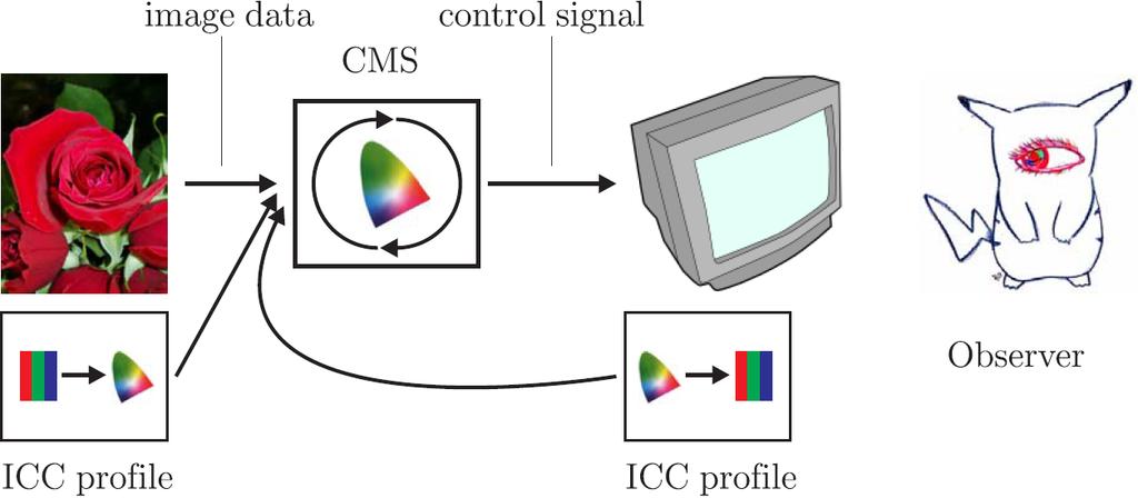 význam RGB hodnot (barvu) CMS převádí RGB hodnoty