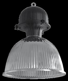 MODUS BELLIO BEL AL Průmyslové výbojkové svítidlo - práškově komaxitovaná hliníková předřadníková skříň BEL AL profilovaný hliníkový reflektor E40 výstroj pouze s objímkou E40 - osvětlení