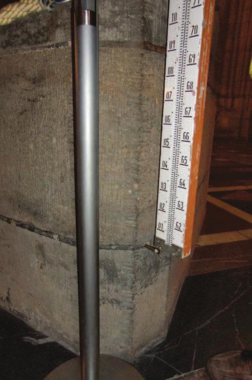 Přesná nivelace nivelační značky opatřeny čísly pozorovaných bodů tak, aby byla v každé etapě zajištěna jejich stejná poloha. OBRÁZEK 5.