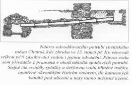 Historie a vývoj městského odvodnění v datech Stokování - kanalizace Nejstarší zmínka o kanalizaci je z Babylonie, zachovaná v cihlovém nápisu, pojednává o stavbě paláce a skladiště. 3750 př.n.l. město Dur Sarulem, mělo ve skále vyhloubené stoky 2600 př.