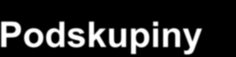 odskupiny -