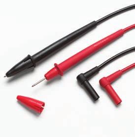 A, nástavce CAT III 1 000 V 10 A Sada měřicích kabelů Premium DMM TL71-1 Flexibilní silikonem izolované kabely jsou