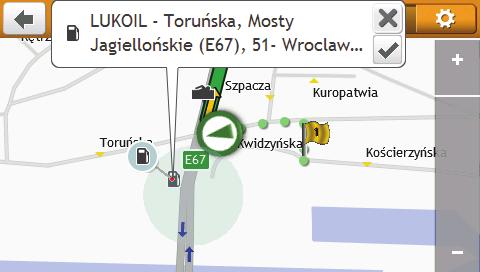 Chcete-li... Proveďte... prozkoumat mapu v závislosti na modelu Mio můžete: klepnout na Prozkoumat; nebo klepnout na Zobrazit na mapě. Jak najít MZ (POI) pomocí PROZKOUMAT?