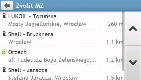 .. vyhledat MZ (POI) v blízkosti aktuální polohy vyhledat MZ (POI) v určeném městě nebo oblasti vyhledat MZ (POI) na trase vyhledat MZ (POI) v blízkosti cíle klepněte na V okolí.