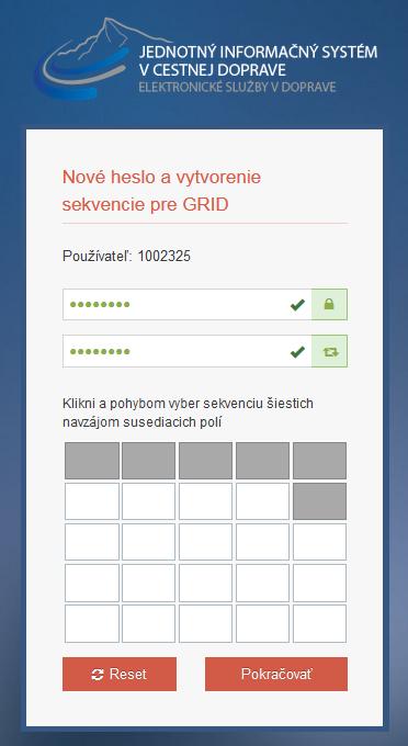 2 PRVÉ KROKY PO PREREGISTRÁCII/NOVEJ REGISTRÁCII 1.