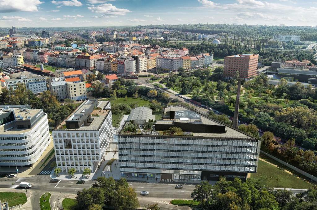 Kancelářské prostory k pronájmu / Offices for lease PALMOVKA OPEN PARK Voctářova, Prague 8 +420 224 217 217