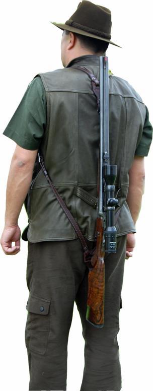 RZ 80 - Dvojitý zádový řemen na zbraň 990,- Kč Speciální dvojitý zádový řemen je velmi oblíbený u všech myslivců a lovců, kteří zdolávají v honitbě větší vzdálenosti, případně pro ty,