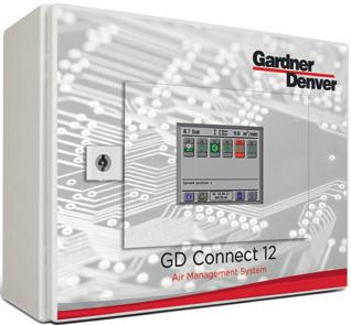 Nový produkt GD Connect 4 je ideálním řešením pro řízení menších vzduchových stanic, které dokáže inteligentně řídit až 4 kompresory s pevnými otáčkami.