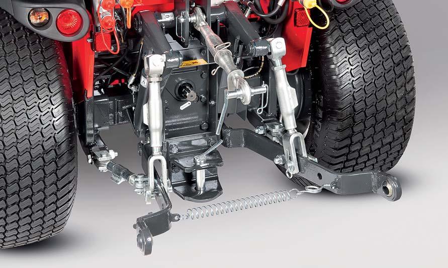 HYDRAULICKÝ SYSTÉM: výjimečná kombinace technologií Standardní hydraulický systém zahrnuje tři zadní dvojčinné