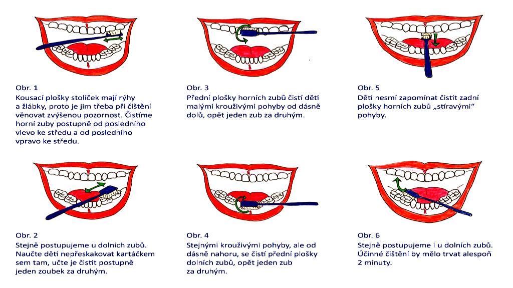 Obrázek 8: Postupy čištění zubů s roll metodou Zdroj: Preventivní program,,něco na zub Mechanické zubní kartáčky (elektrické) Elektrické zubní kartáčky a jejich použití představuje alternativní