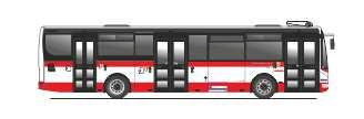 autobus STRATOS LF38 Tento typ autobusů je pořizován od roku 2013. V provozu jich je v současné době 10.