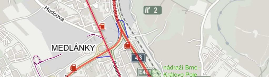 4.1. Úsek Královo Pole Městská část Královo pole leží v severní části města Brna.