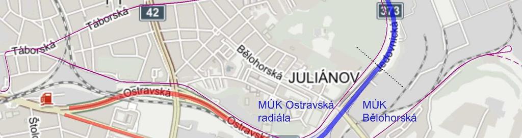 ulici Jedovnickou.